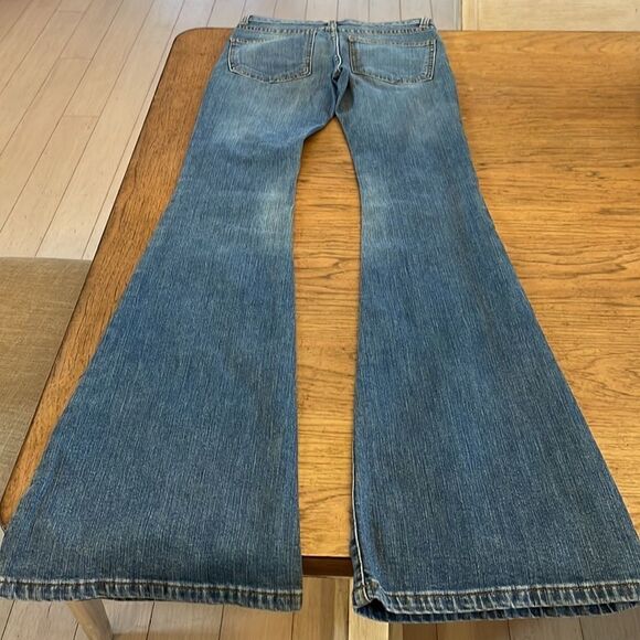 LES HALLES FLARE BOTTOM JEANS. NEW - Picture 4 of 11